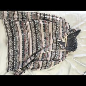 Multi color very light hoodie